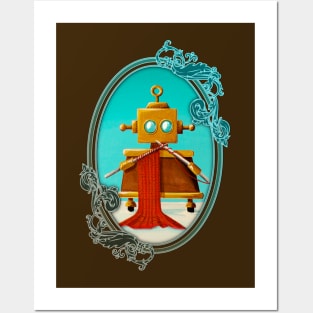 Knitting Robot Posters and Art